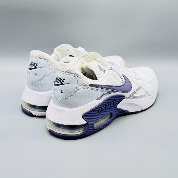 Nike Shoes Women 7.5 White Purple Air Max Excee Running Comfort Athletic Sneaker - Picture 9 of 13